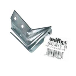 Lastrina angolare pesante UNIFIX in acciaio zincato